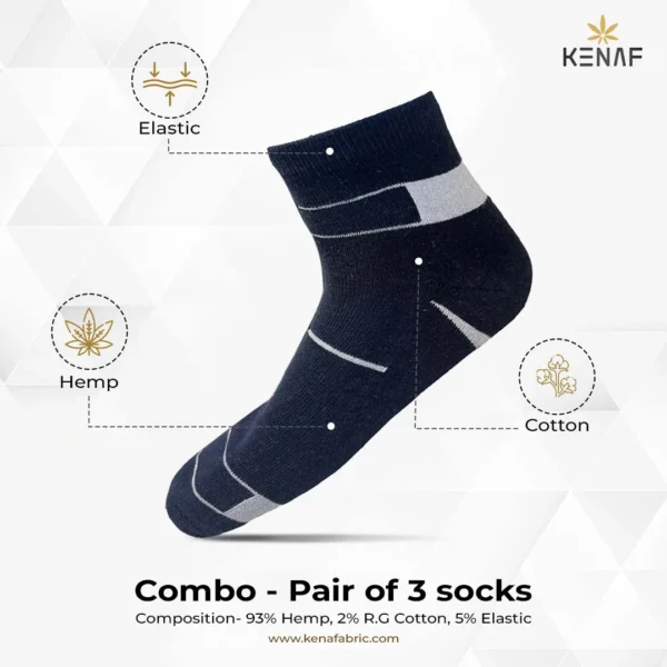 Combo- Pair of 3 socks - Image 4
