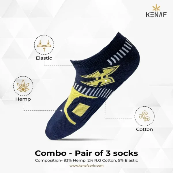 Combo- Pair of 3 socks - Image 4
