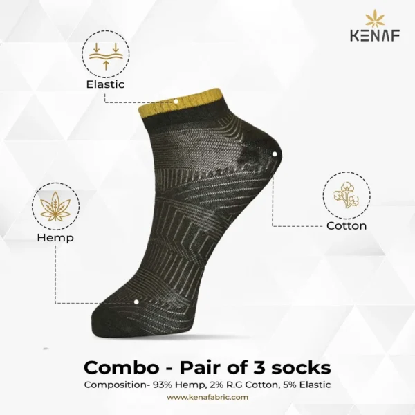 Combo- Pair of 3 socks - Image 2