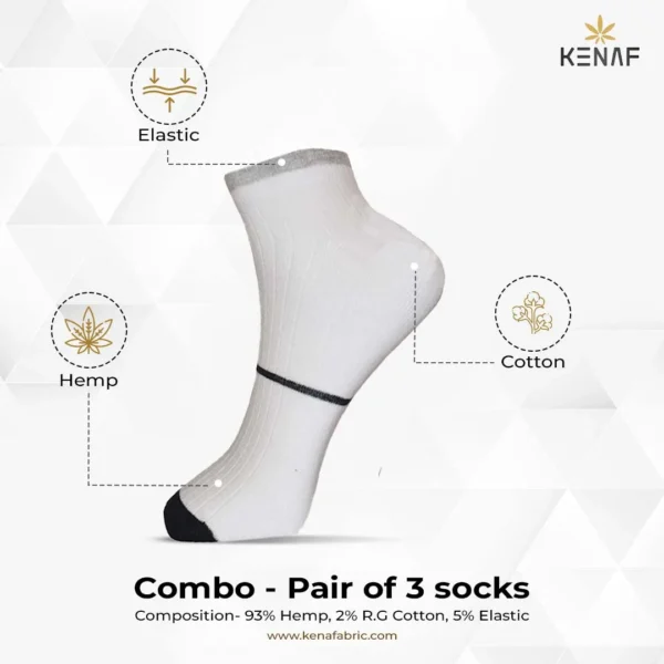 Combo- Pair of 3 socks - Image 4