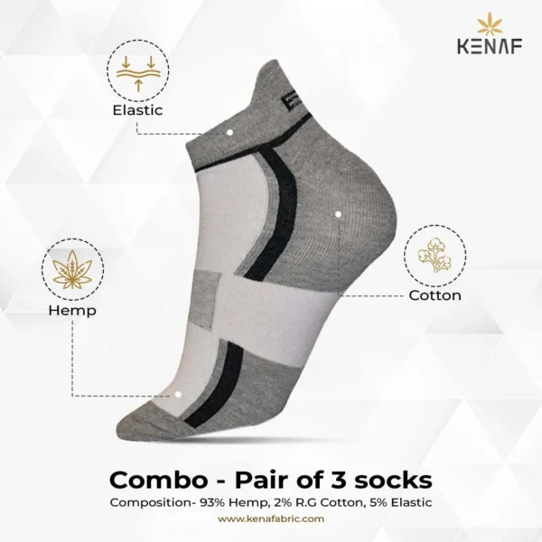 Combo- Pair of 3 socks - Image 3