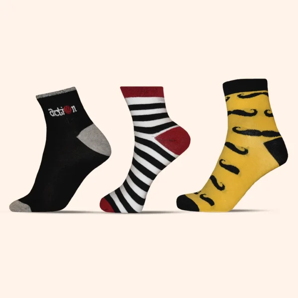 Combo- Pair of 3 socks