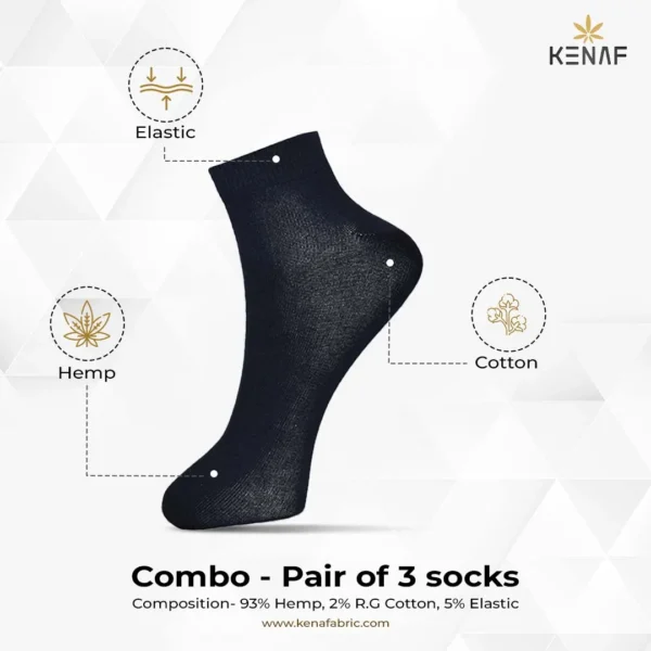 Combo- Pair of 3 socks - Image 3