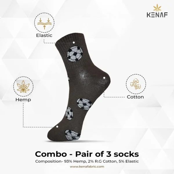 Combo- Pair of 3 socks - Image 3
