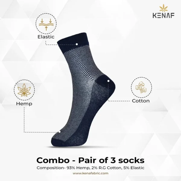 Combo- Pair of 3 socks - Image 3