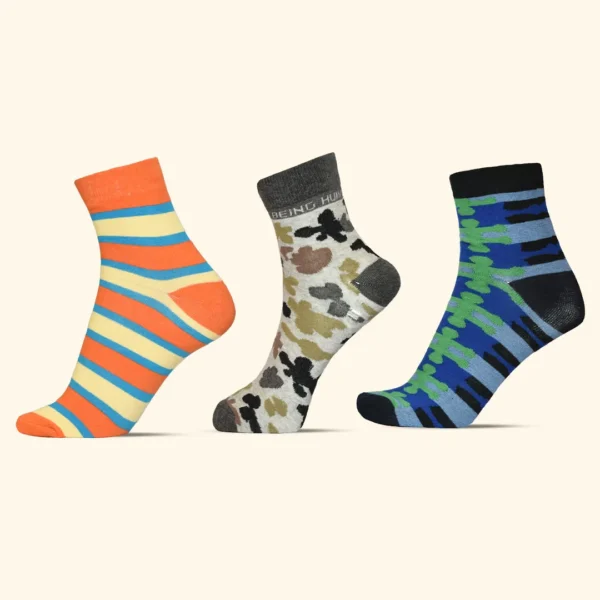 Combo- Pair of 3 socks