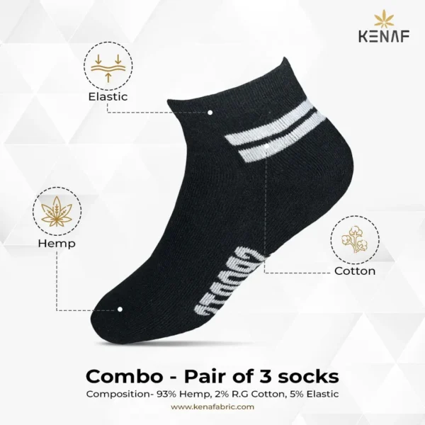 Combo- Pair of 3 socks - Image 4