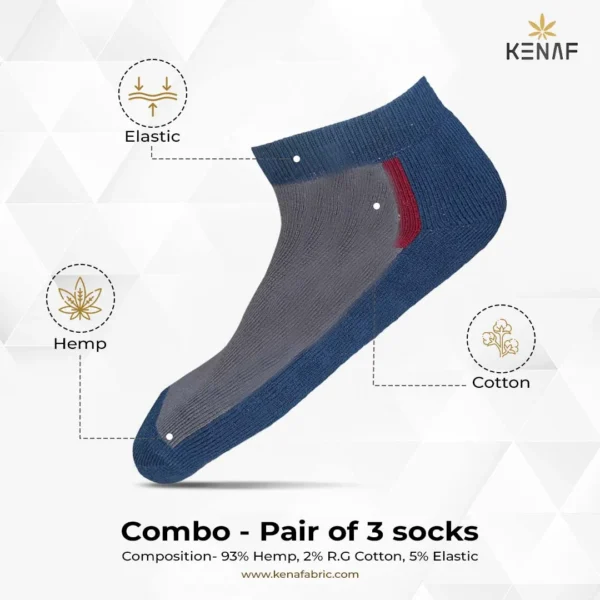 Combo- Pair of 3 socks - Image 4