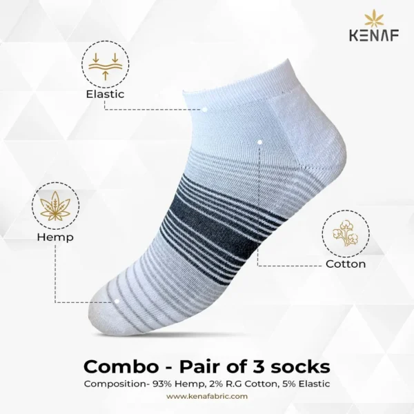 Combo- Pair of 3 socks - Image 3