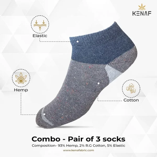 Combo- Pair of 3 socks - Image 2