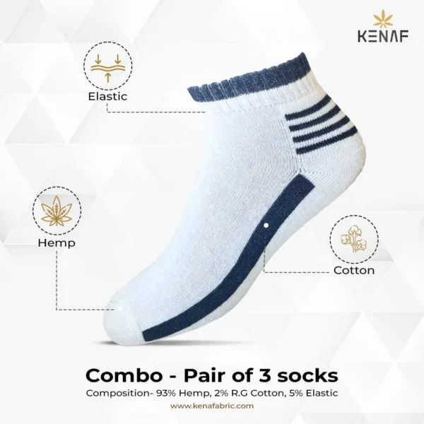 Combo- Pair of 3 socks - Image 4