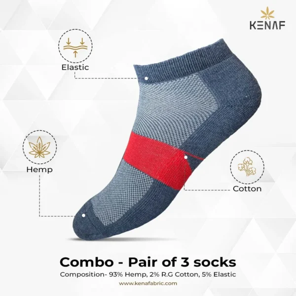 Combo- Pair of 3 socks - Image 4