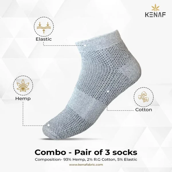 Combo- Pair of 3 socks - Image 2