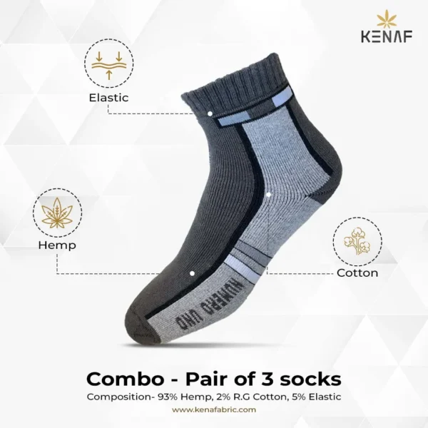 Combo- Pair of 3 socks - Image 3