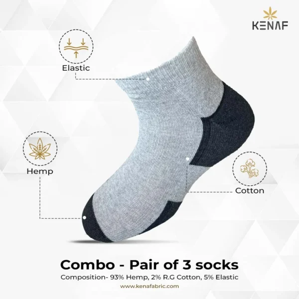 Combo- Pair of 3 socks - Image 2