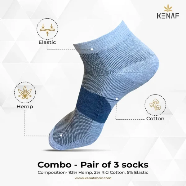 Combo- Pair of 3 socks - Image 4