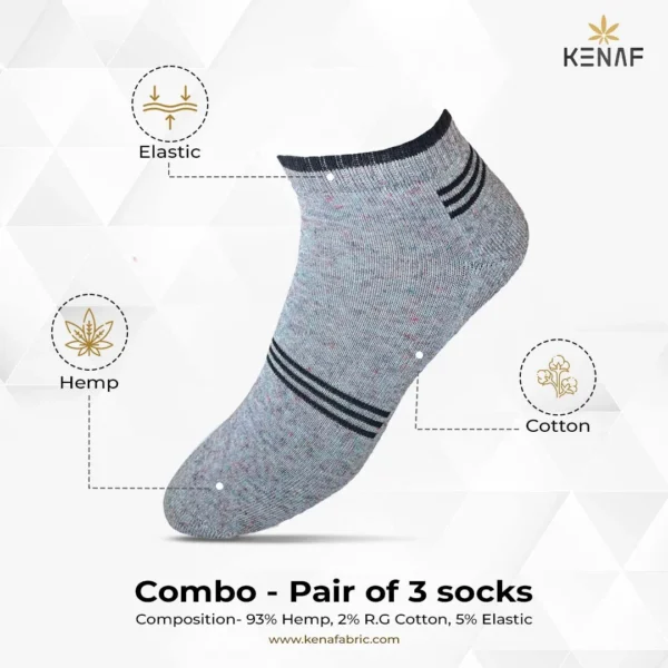 Combo- Pair of 3 socks - Image 4