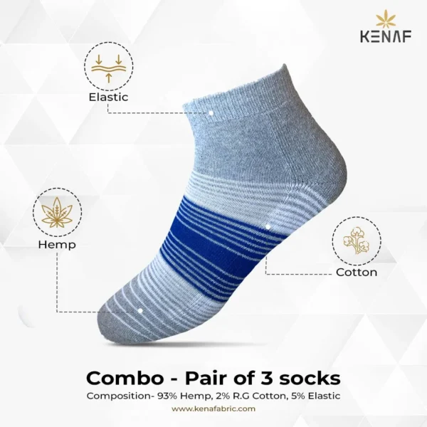 Combo- Pair of 3 socks - Image 4