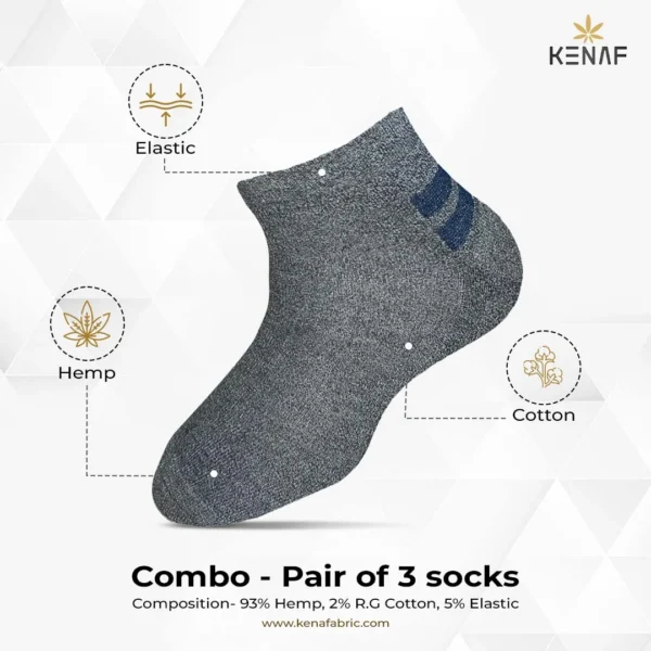 Combo- Pair of 3 socks - Image 4