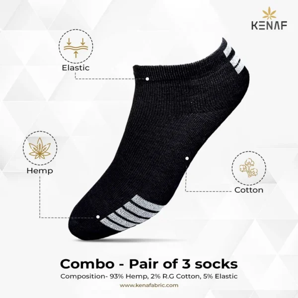 Combo- Pair of 3 socks - Image 4