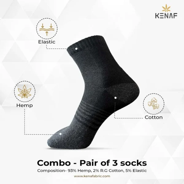 Combo- Pair of 3 socks - Image 4