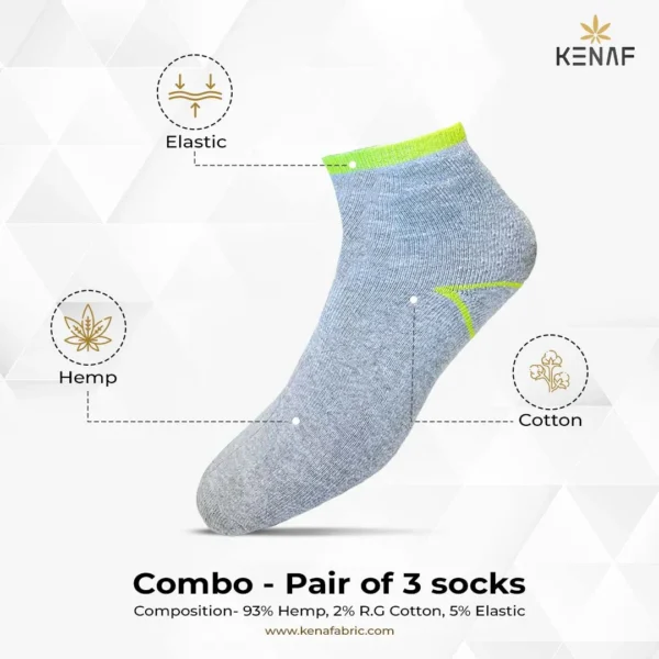 Combo- Pair of 3 socks - Image 4