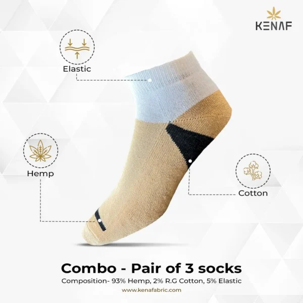 Combo- Pair of 3 socks - Image 4