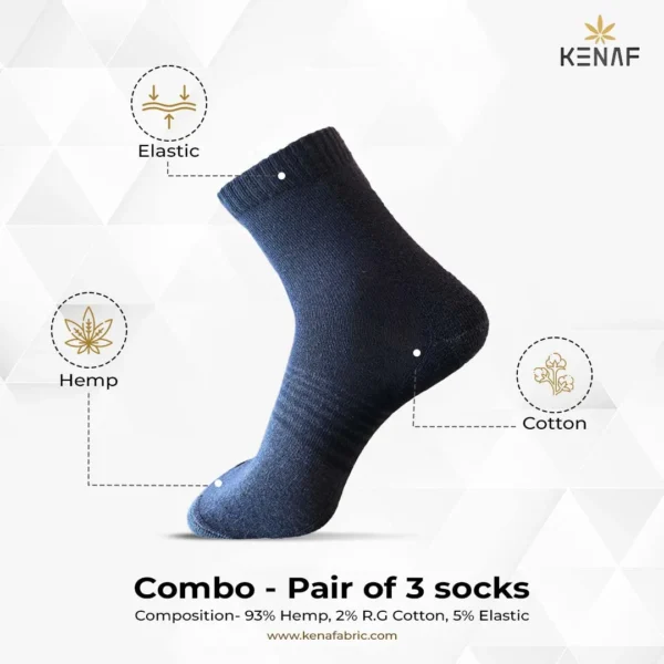 Combo- Pair of 3 socks - Image 4