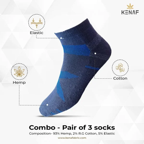 Combo- Pair of 3 socks - Image 3