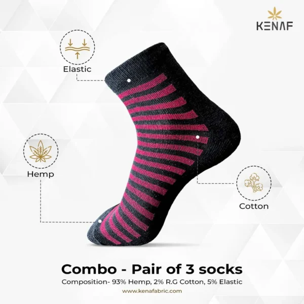 Combo- Pair of 3 socks - Image 4