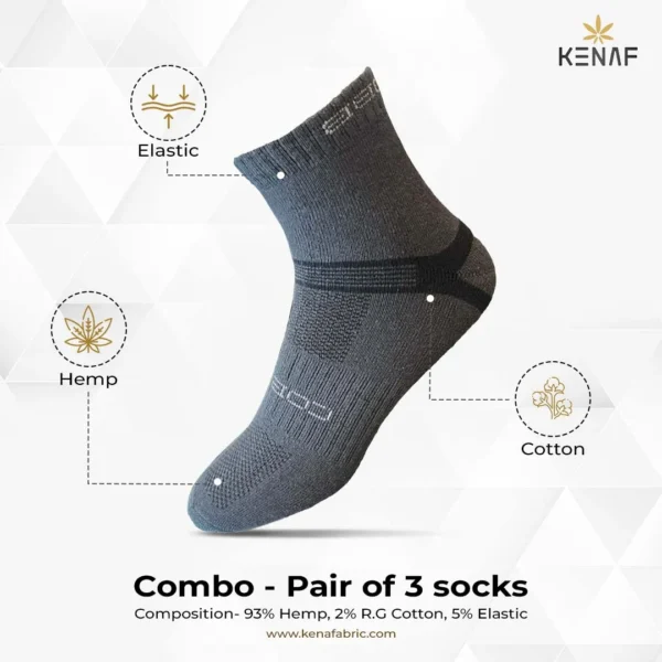 Combo- Pair of 3 socks - Image 3