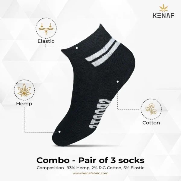 Combo- Pair of 3 socks - Image 3
