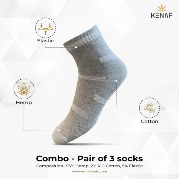 Combo- Pair of 3 socks - Image 3