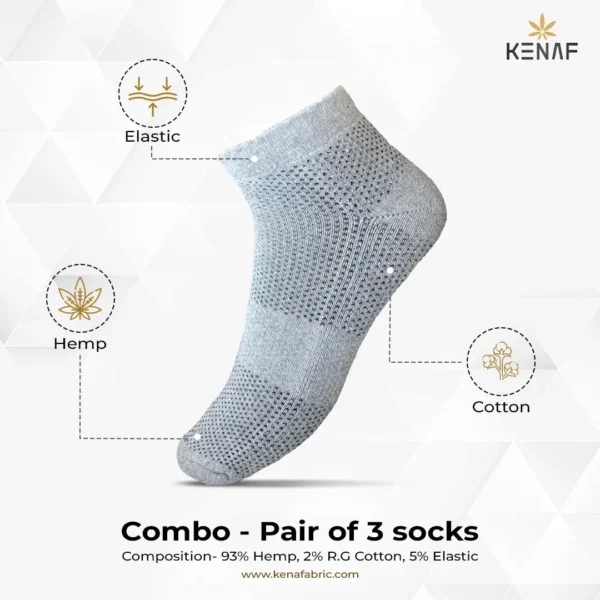 Combo- Pair of 3 socks - Image 3