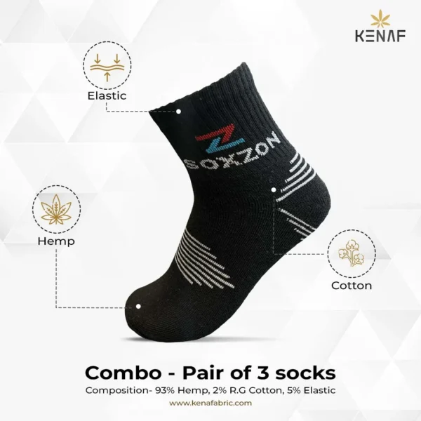 Combo- Pair of 3 socks - Image 3