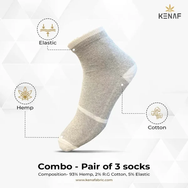 Combo- Pair of 3 socks - Image 3