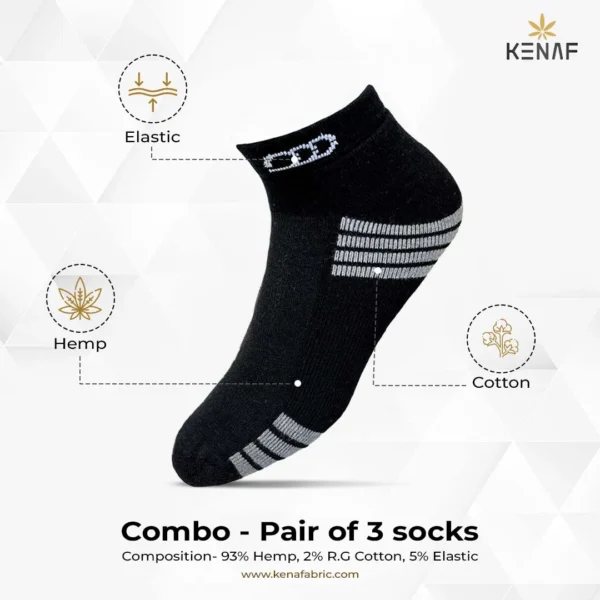 Combo- Pair of 3 socks - Image 2