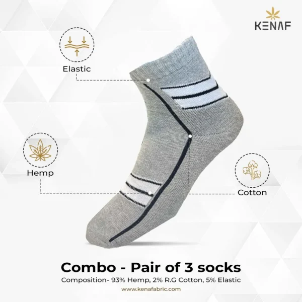 Combo- Pair of 3 socks - Image 4