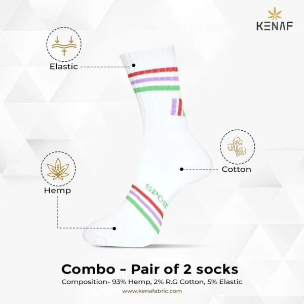 Combo- Pair of 2 socks - Image 4