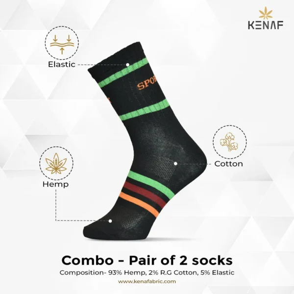 Combo- Pair of 2 socks - Image 3