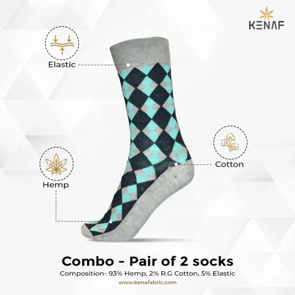Combo- Pair of 2 socks - Image 4