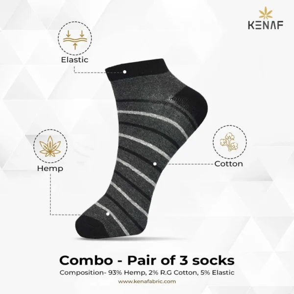 Combo- Pair of 3 socks - Image 4