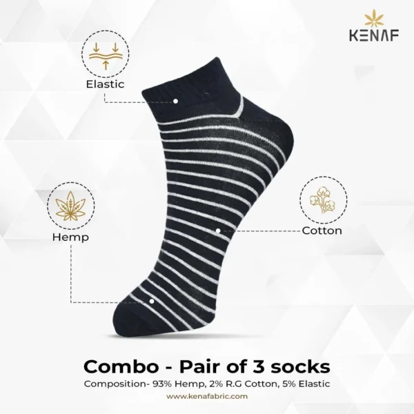 Combo- Pair of 3 socks - Image 2