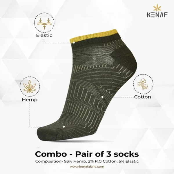Combo- Pair of 3 socks - Image 3