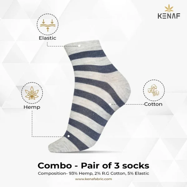 Combo- Pair of 3 socks - Image 4
