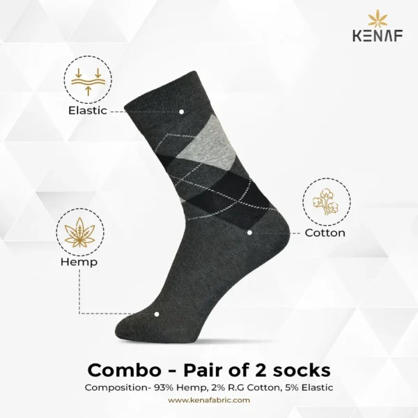 Combo- Pair of 2 socks - Image 2