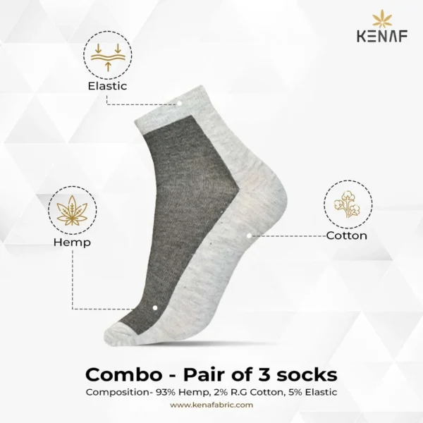 Combo- Pair of 3 socks - Image 4