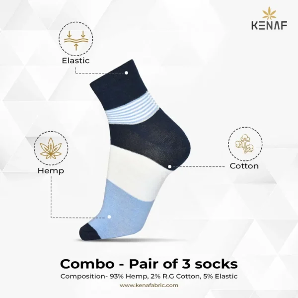 Combo- Pair of 3 socks - Image 3