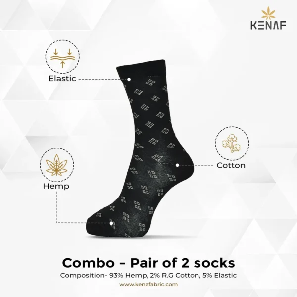 Combo- Pair of 2 socks - Image 2