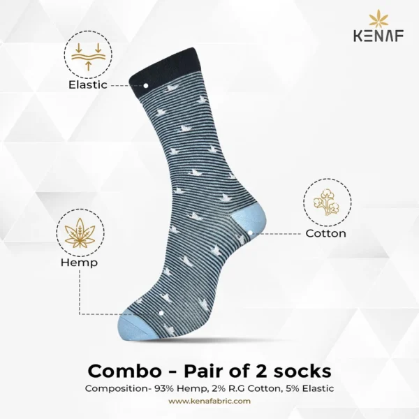 Combo- Pair of 2 socks - Image 4